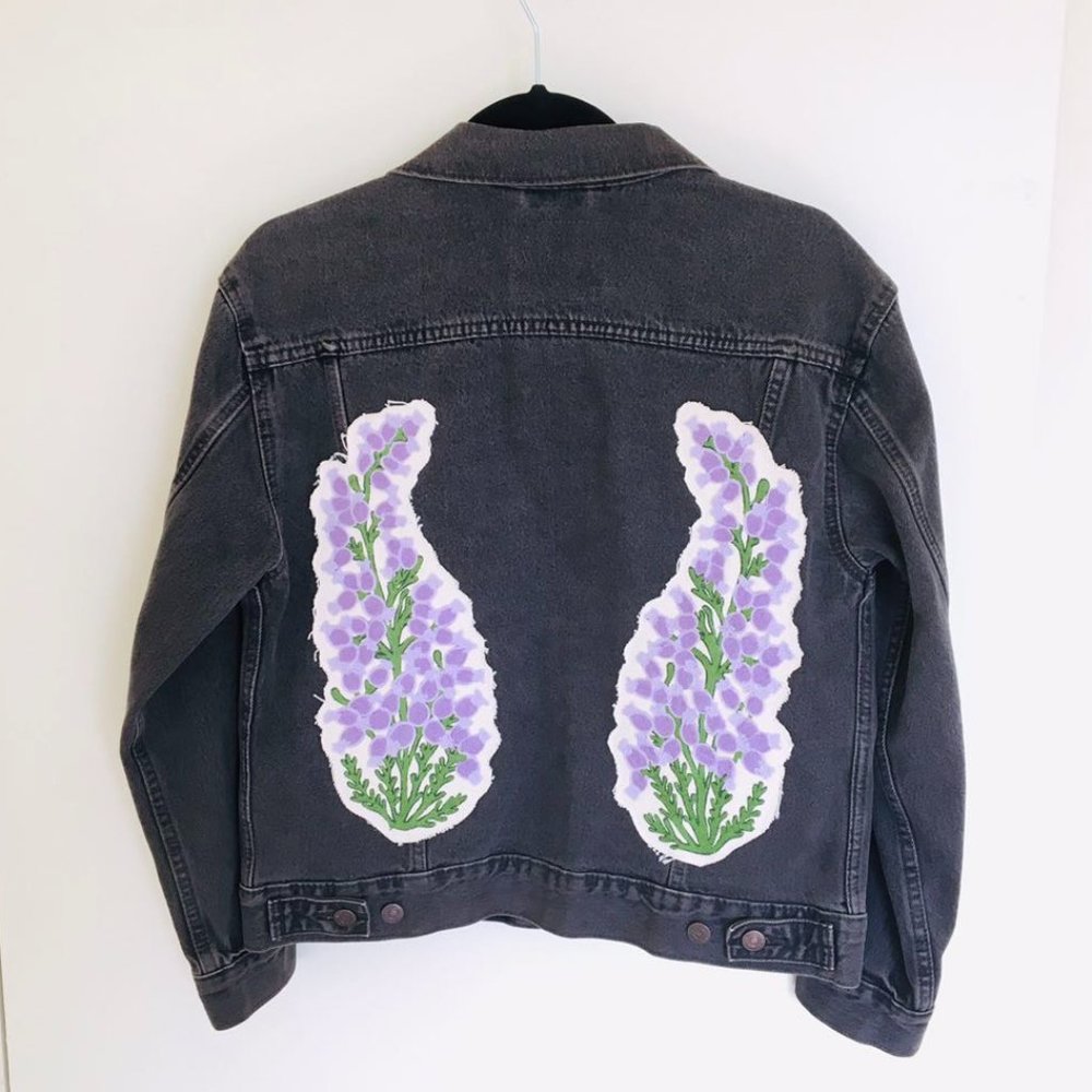 Levi's Embroidered Ex-boyfriend Trucker Jacket